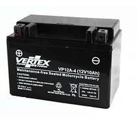 Vertex VP12-A-4 Sealed AGM Motorcycle/Powersport Battery, 12V, 10Ah, CCA (-18) 175, Replaces: CT12A-BS, YT12A-BS Perfect battery for Motorcycle, ATV's, Personal Watercraft and Snowmobiles