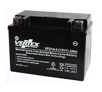 Vertex VP14-4 Sealed AGM Motorcycle/Powersport Battery, 12V, 12Ah, CCA (-18) 200, Replaces: CTX14-BS, YTX14-BS Perfect battery for Motorcycle, ATV's, Personal Watercraft and Snowmobiles