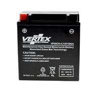 Vertex VP20CH-4 Sealed AGM Motorcycle/Powersport Battery, 12V, 18Ah, CCA (-18) 270, Replaces: YTX20-BS. Perfect battery for Motorcycle, ATV's, Personal Watercraft and Snowmobiles.