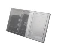 Vertical 3 Photo Frame, 3 Inch 3 Grid Transparent Digital Picture Frame, Three Opening Photo Frame Stand Vertical on Tabletop for Three Inch Photos, Train Tickets, Movie Tickets