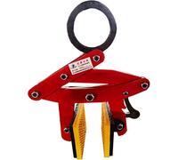 Vertical Adjustable Jaw Opening Slab Lifter Red Lifting Clamps Grabber 2-12 Cm, for Hanging Stone Transportation, Steel Single Scissor Puller Hoisting,One Color,Opening 6,12 cm/2.4,4.7 in