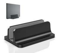 Vertical Adjustable Laptop Stand, Adjustable Laptop Stand Desktop Stand, Adjustable Base Size Compatible for Lenovo/Dell/ASUS Gaming Laptop (up to 17.3 inches) (Black)