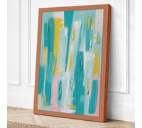 Vertical Ascent Abstract Canvas Wall Art Print 18x12 Inch (46 x 30 cm)