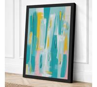 Vertical Ascent Abstract Canvas Wall Art Print 36x24 Inch (91 x 61 cm)