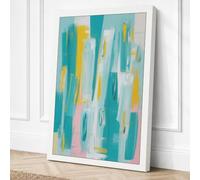 Vertical Ascent Abstract Canvas Wall Art Print 36x24 Inch (91 x 61 cm)