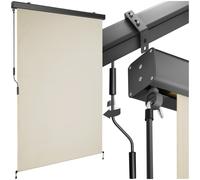 tectake Vertical Awning Eloise in Grey | Size: Large TECTAKE Grey Large