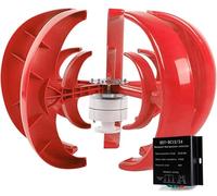 Vertical Axis Wind Generator Kit, 3-Phase Permanent Magnet, 12V/24V Solar-Powered DIY Windmill Model for Science Education, Eco-Friendly Renewable Energy Solution