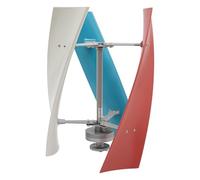 Vertical Axis Wind Generator, Low RPM, Sturdy Aluminum Alloy Blades, Suitable for Home, Farm, RVs, and Boats, 12V/24V, 100W Power Output