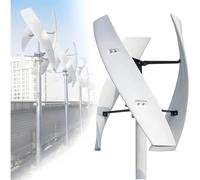 Vertical Axis Wind Turbine Generator Kit with Maglev Technology, 3-Blade Design for Off-Grid Power in Boats, Cabins, and Mobile Homes
