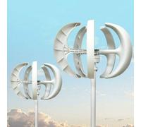 Vertical Axis Wind Turbine Generator - Windmill with Charge Controller for Home & Industrial Renewable Energy Solutions