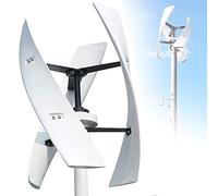 Vertical Axis Wind Turbine Generator with Magnetic Levitation Technology, 5000W Power Output for Home and Garden Renewable Energy Systems