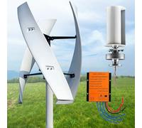 Vertical Axis Wind Turbine Model,3-Blade Axis Wind Turbine Generator,DIY Wind Power Generator Kit,DIY Portable Winds Power Turbine,3-Phase Permanent Magnet Motor,Windmill Power Charger(20000W,48V)