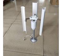 Vertical Axis Wind Turbine with Three-Phase Permanent Magnet Generator for DIY Projects - Model Parts, 42 x 22 cm, Efficient Renewable Energy Solution