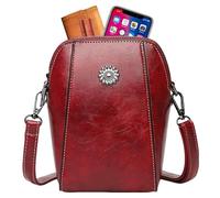 Vertical Bag | All-Match Leather Cellphone Bag | Phone Bag For Cash, Glasses, Keys, Passport, Work, Dating, Shopping, Travel