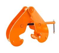 Vertical Beam Clamp Rail Lifting Tongs Heavy Duty Steel Beam Clamp Tool 4400lbs 2 Ton Load Capacity for Rigging Adjustable Opening(10T)