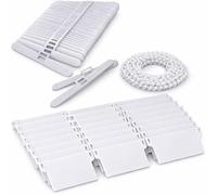 Vertical Blind 89mm Vertical Blind Bottom Weights Top Hangers and Bottom Chain Repair KIT (10)