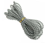 Vertical Blind Bead Chain 1m Plastic Roller Cord for Venetian Blinds Smooth Operation Easy Install White(Gray)