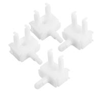 Vertical Blind Repair Kit for Wand Tilt Control 4pcs Replacement Parts | White Plastic Accessories, Smooth Operation, Quick Fix for Window Blinds, Home Upkeep and Rental Properties