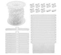 Vertical Blind Set Bottom Chain Connectors Hangers Kit Replacement for 127mm SlatsBlind