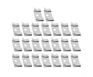 Vertical Blind Slat Fix Clips 23 pcs for Reattaching Slats That Have Pulled Away from Carrier Chain or Track System