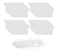 Vertical Blind Spare Parts, 89mm (3.5 inches) Vertical Blind Bottom Weights, 20 Bottom Weights, Top Hangers and Bottom Chain Repair KIT