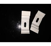 VERTICAL BLIND TOP FIX BRACKETS FOR WIDE BODIED TRACK SYSTEMS (2 BRACKETS, White)