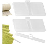 Vertical Blind Top Hangers, 25pcs White Vertical Blind Double Hole Top Hangers Replacement for 89 mm (3.5 Inch) Slats Repairing, Vertical Hanging Venetian Blinds Accessories Repair Kit