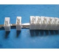 VERTICAL BLIND TRACK CARRIER TRUCKS- RUNNERS WITH STAINLESS STEEL LINKS FOR 3.5 INCH BLINDS ONLY (40 RIGHT HAND RUNNERS)