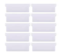 Vertical Blind Weights,10 pcs Vertical Blinds Slats Replacement Spare Bottom Weights Slats Vertical Blind Accessories for Windows Without Chain,White 127mm