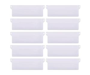 Vertical Blind Weights,10 pcs Vertical Blinds Slats Replacement Spare Bottom Weights Slats Vertical Blind Accessories for Windows Without Chain,White 127mm