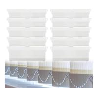Vertical Blind Weights,Replacement Spares Bottom Weights Slats,Plastic Slat Weights,Vertical Blinds Repair Parts,Spares Bottom Weights Slats Repair Kit,for Home Office,10PCS,White