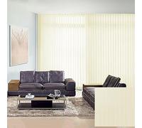 Vertical Blinds Blackout,Vertical Slat Venetian Blinds for Doors Windows,Vertical Shades for Indoor,Room Darkening Curtains,Customizable Vertical Blinds,Thermal Insulated,W×H-110x100cm/43x39.5in