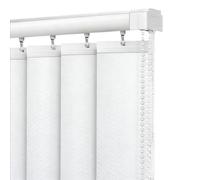 Vertical Blinds For Sliding Glass Doors, Light Filtering Panel Track Blinds For Patio Door Shades, 60-300cm Room Darkening Privacy Fabric Vertical Window Blinds(W110cm*H210cm)