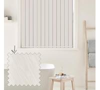 Vertical Blinds - Made to Measure - 89mm - Complete Blind - Pacific Fabric- IVORY (Up To 180cm(1800mm), Up To 300cm(3000mm))