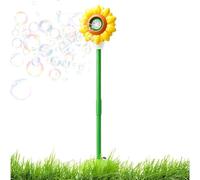 Vertical Bubble Machine, Sunflower Street Light Outdoor Blower with Games and Music, Bubble Blower Machine with Water Sprayer | for Garden, Patio, Wedding, Celebration,