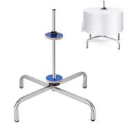Vertical Bubble Wrap Dispenser, Manual Standing Roll Holder | Adjustable 40-150cm length setting with compact floor-standing design for industrial and commercial packing stations