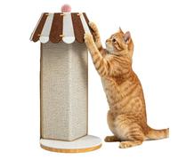 Vertical Cat Scratching Post 55cm Sisal Scratching Toy | Scratching post for body stretching the cat indoors, especially in the living room on the couch and