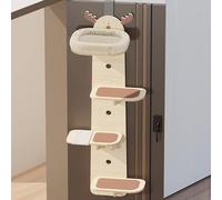 Vertical Cat Tower - Space-Saving Design for Active Cats, Ideal for Indoor Feline Exercise