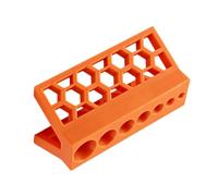 Vertical Center Drill Guide Round Pipe Locator Jig, Orange1 Color