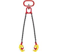 Vertical Chain Drum Lifter with G80 Manganese Steel Chains - Lifting Clamps and Double Chain Slings for Metal and Plastic Drums