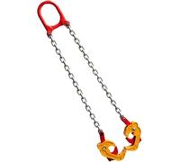 Vertical Chain Drum Lifter with G80 Manganese Steel Chains - Lifting Clamps and Double Chain Slings for Metal and Plastic Drums