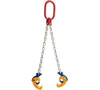 Vertical Chain Drum Lifter with G80 Manganese Steel Chains - Lifting Clamps and Double Chain Slings for Metal and Plastic Drums