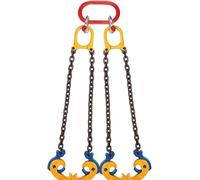 Vertical Chain Drum Lifter with G80 Manganese Steel Chains - Lifting Clamps and Double Chain Slings for Metal and Plastic Drums