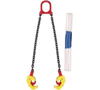 Vertical Chain Drum Lifter with G80 Manganese Steel Chains - Lifting Clamps and Double Chain Slings for Metal and Plastic Drums