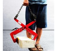 Vertical Chain Lifting Clamps - Secure Plate Design for Safe Handling and Transport in Construction and Fabrication