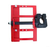 Vertical Chainsaw Guide Bar for Mini Sawmill, Red Metal Cutting Rack, Lightweight Portable Attachment for Accurate Logs