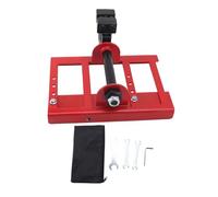 Vertical Chainsaw Mill Guide Heavy Duty Iron Construction Portable Mini Sawmill Attachment Precise Lumber Cutting Tool for Builders Woodworkers (Red)