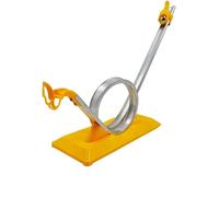 Vertical Circular Orbit Centrifugal & Centripetal Force Demonstrator, Yellow Aluminum Alloy Physics Track Experiment Equipment with Steel Balls