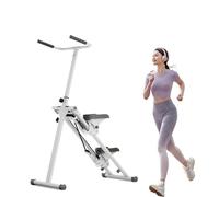 Vertical Climbing Machine with Handles, Adjustable Height for Home and Office Aerobic Workouts
