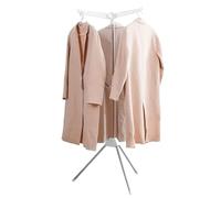 Vertical Clothes Drying Rack, Foldable Tripod Clothes Drying Rack, Portable Garment Rack with 3 Rotatable Arms, Clothes Airer Indoor Folding, Standing Laundry Rack, Clothes Steamer Hanger Rack
